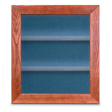 United Visual Products Indoor Enclosed Combo Board, 42"x32", White Frame/Black Porcelain & Cork UVCB4232W-BLKPORC-CORK